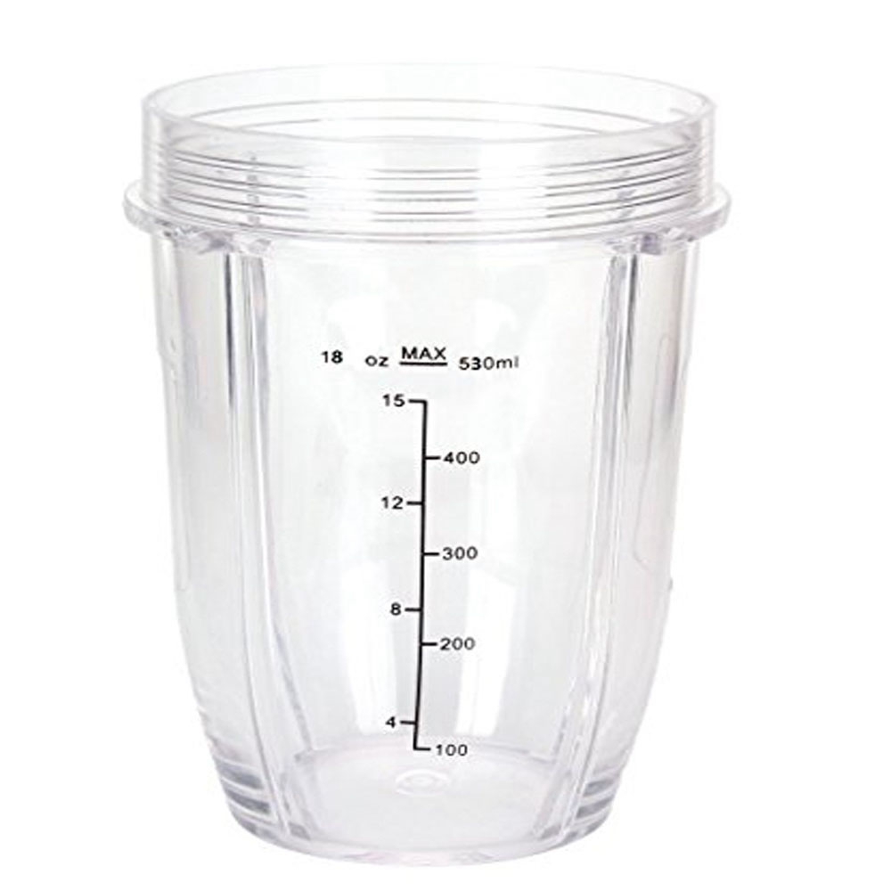 for Nutri Ninja 18 Oz Cup with 2 Sealing Caps, Suitable for 900W/1000W NINJA Juicer Series Blender (2 Pack). 