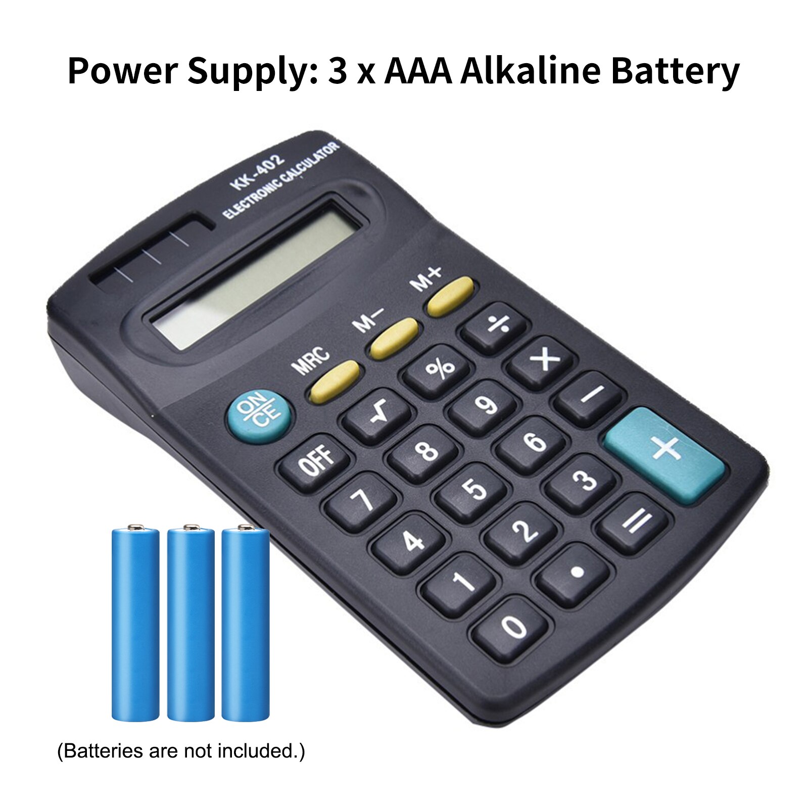 【happy one】Mini Calculator Display Small Cute Pocket Size 4.37x2.44'' Portable Account Financial Calculating Tool. 