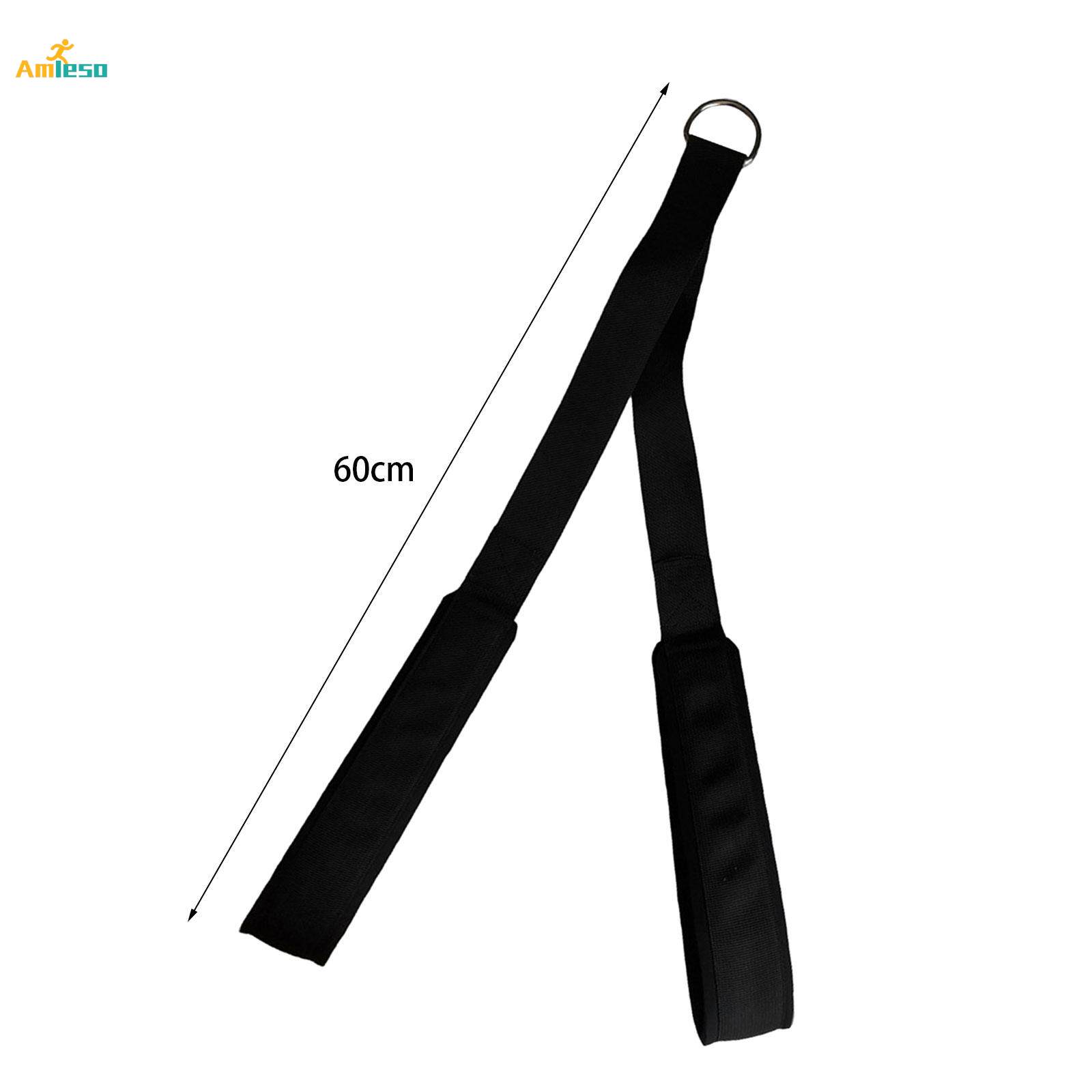 Tricep Rope Cable Attachment Exercise Machine with Rings Pull Down Rope. 