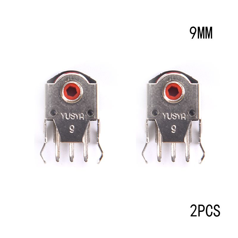 2Pcs Highly Accurate Decoder 9mm/11mm Red Core Rotary Mouse Scroll Wheel Encoder for PC Mouse alps encoder Tetuo