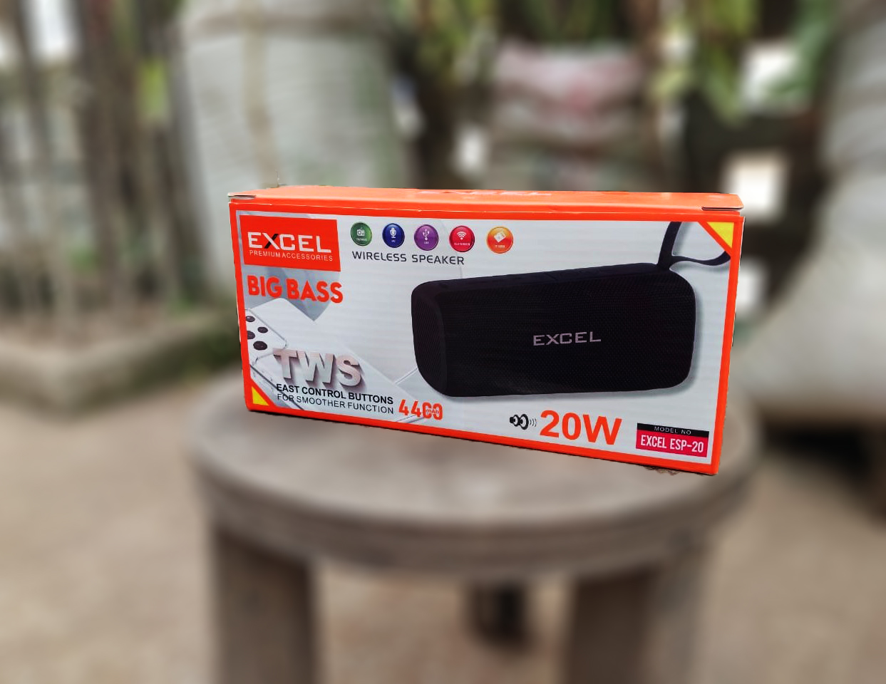 EXCEL PartyBox Encore Essential Bluetooth Portable Party Speaker ESP-20 4400 mah battery and 20W Sound