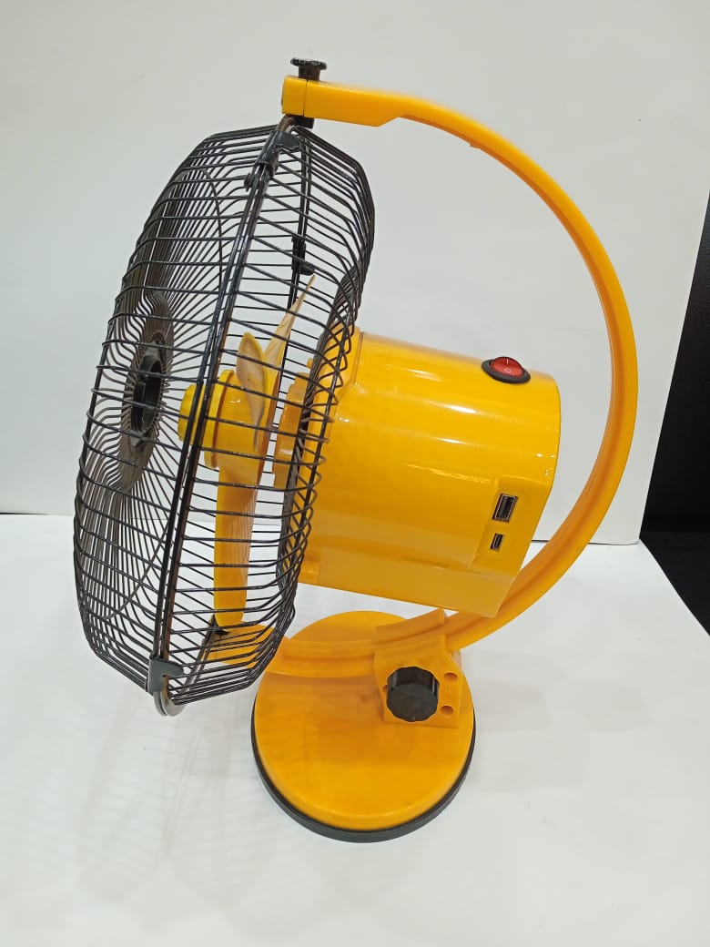LAVA Tornado Rechargeable Fan Fashionable Design (9") La-9A. 