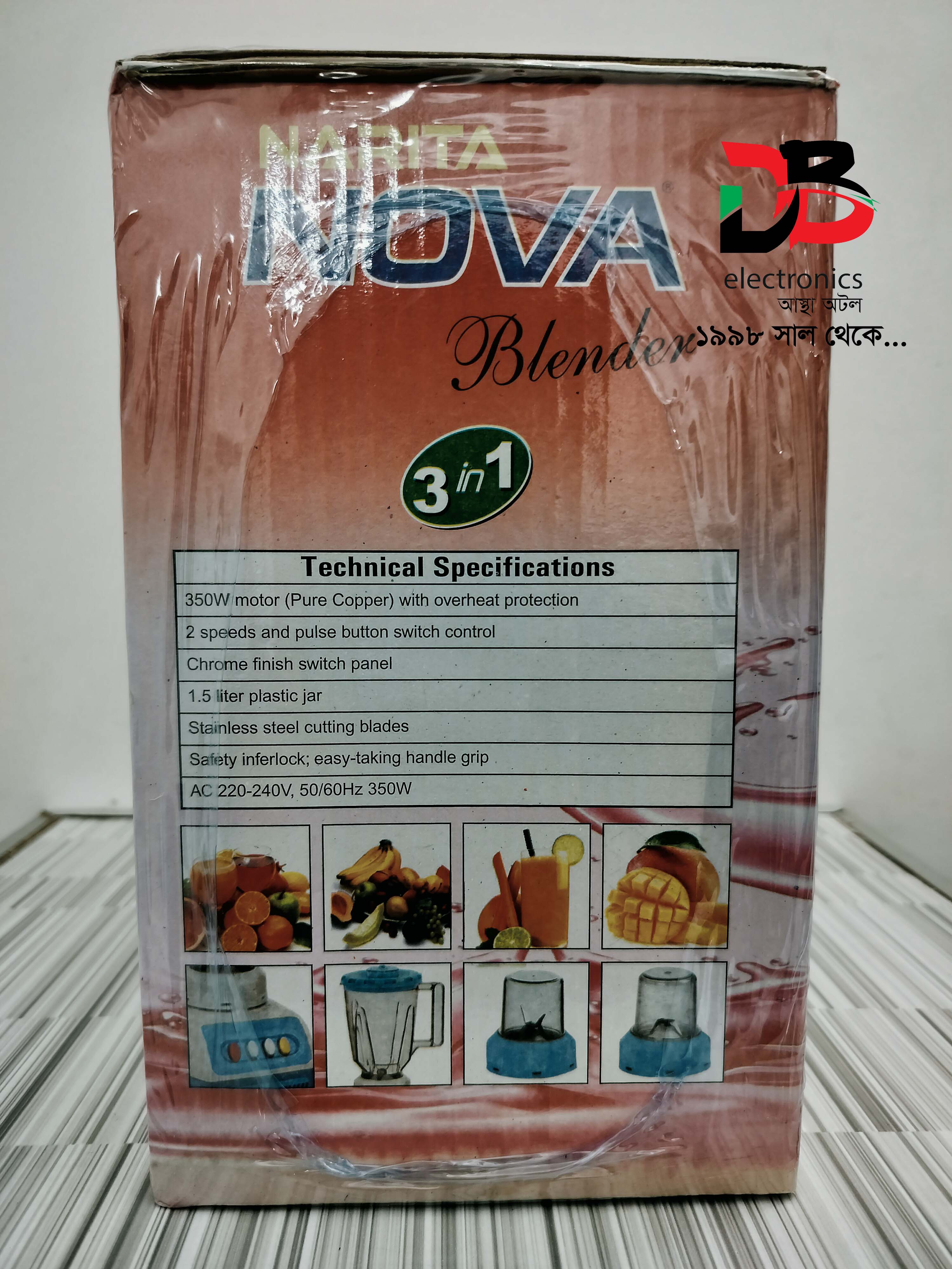 Blender Nova Narita / Prestige Narita, Only Service Warranty: 02 Years.. 