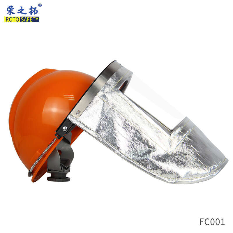 High temperature resistant mask at 1000 degrees Celsius for industrial smelting, metallurgical spark prevention, thermal insulation, aluminum foil smelting and welding in front of the furnace. 