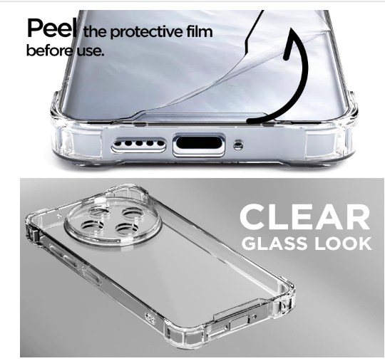 HYPER® Back Case Cover for iQOO Z10 5G (Bumper Flexible Shockproof Camera Protection Cushioned Edges Crystal Clear Mobile Cover). 