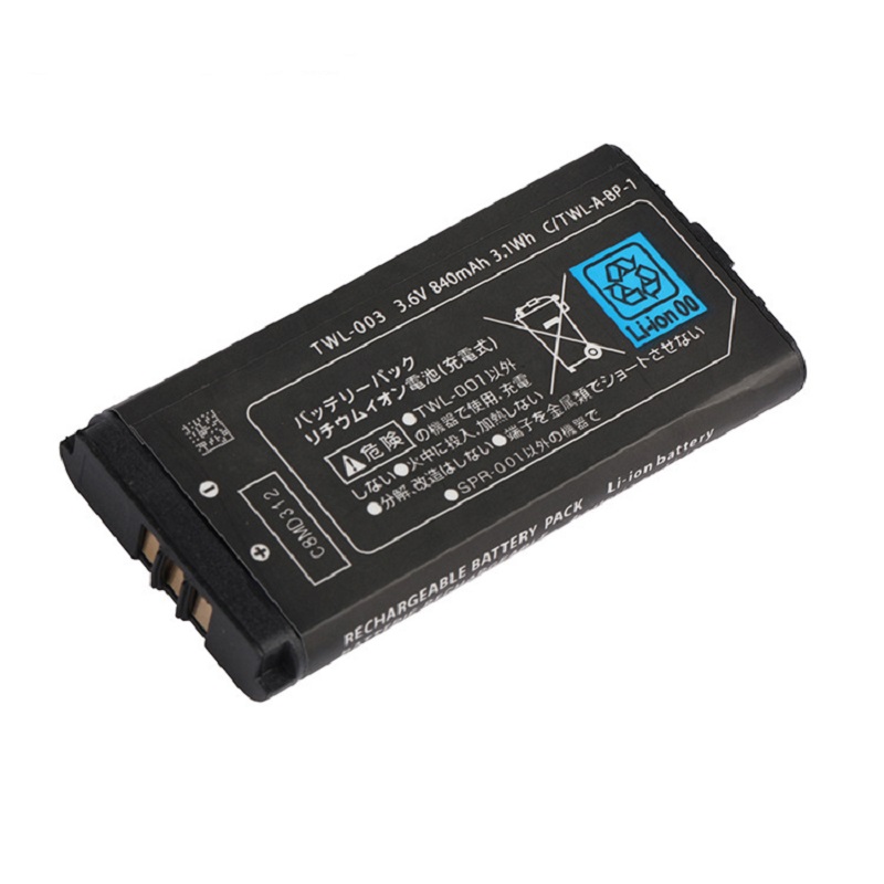 Nintendo DSI Replacement Battery Twl003 840mah Game Console Battery C/TWL-A-BP, TWL-003 for Nintendo ndsi , NDSi, NDSiL. 