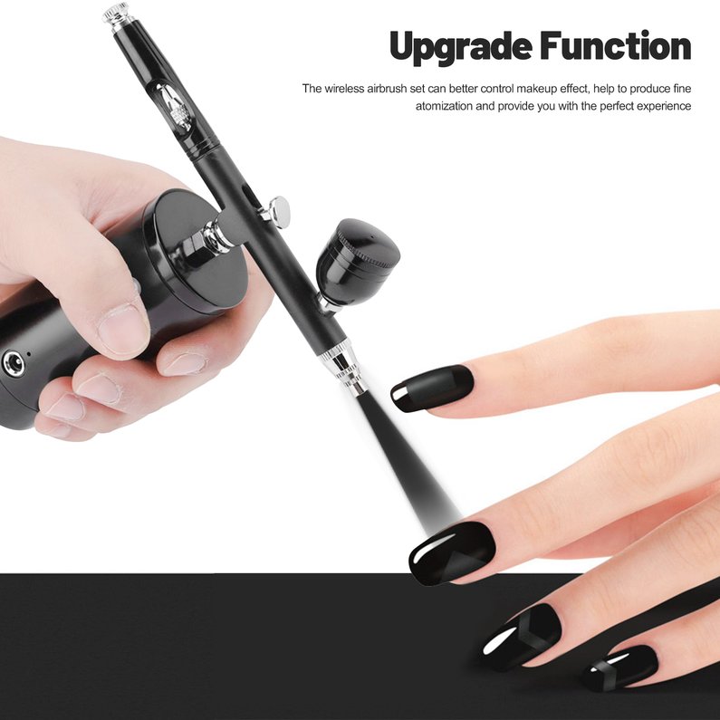 Multi-Purpose Cordless Mini Airbrush Set Spray Pump Gen Pen Air Compressor Kit. 