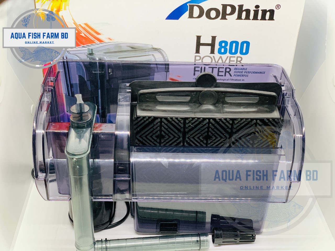 Dophin H800, Big Size Power Filter, Hang On Filter For Fish Tank. 