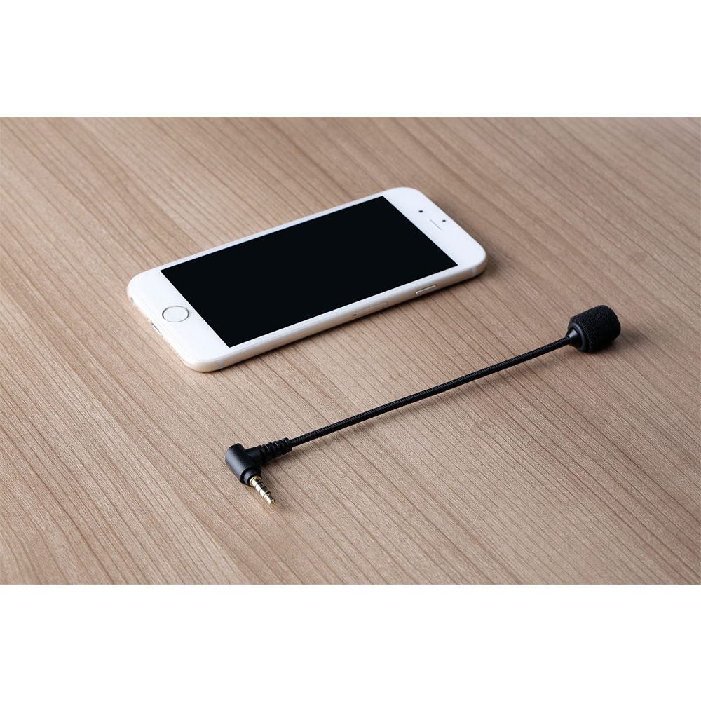 BOYA BY-UM4 3.5mm TRRS Omnidirectional Gooseneck Microphone for iOS Android Smartphone PC with Combo Headphone Mic Jack. 