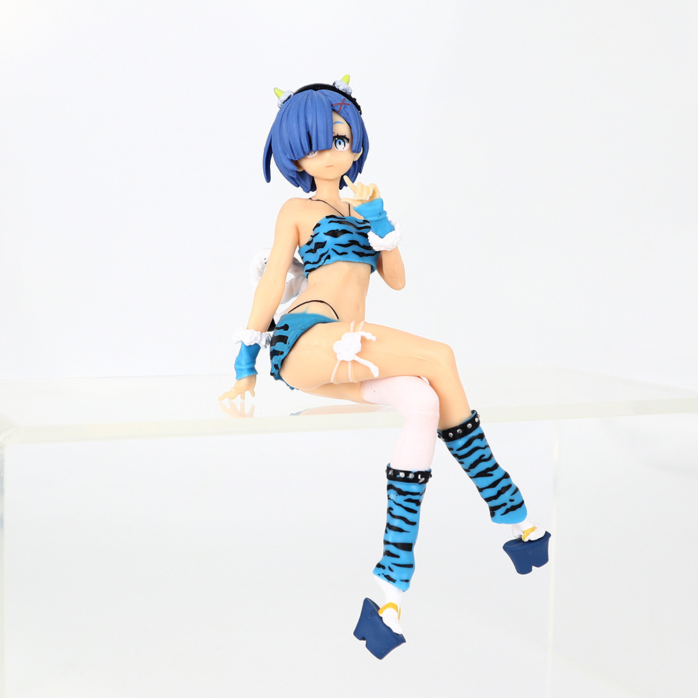 Cross-border new leopard Rem figure ornament two-dimensional beautiful girl A different world anime from scratch. 