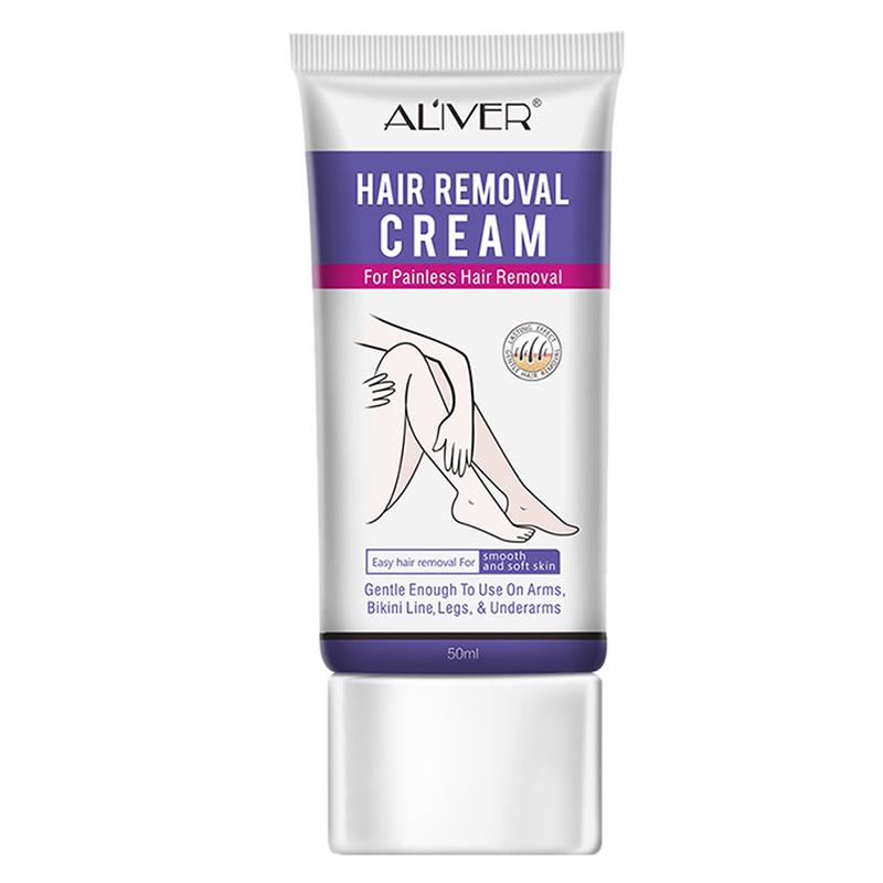 Aliver Painless Hair Removal Cream Skin Care Hair Remover For