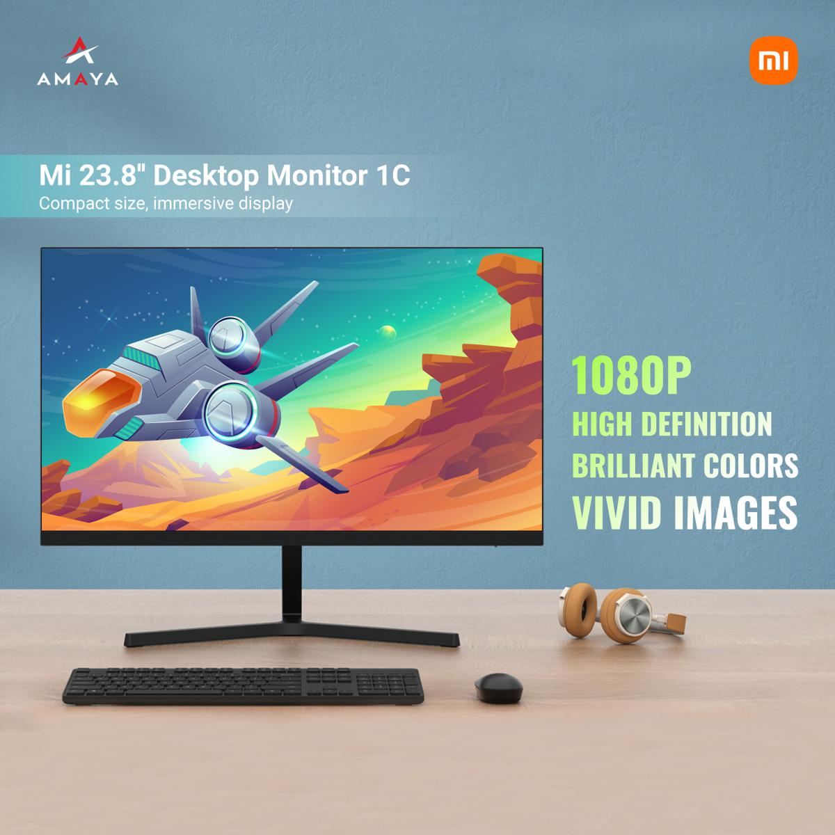 Mi 23.8'' Desktop Monitor 1C | FHD IPS l Maximum resolution: 1920*1080