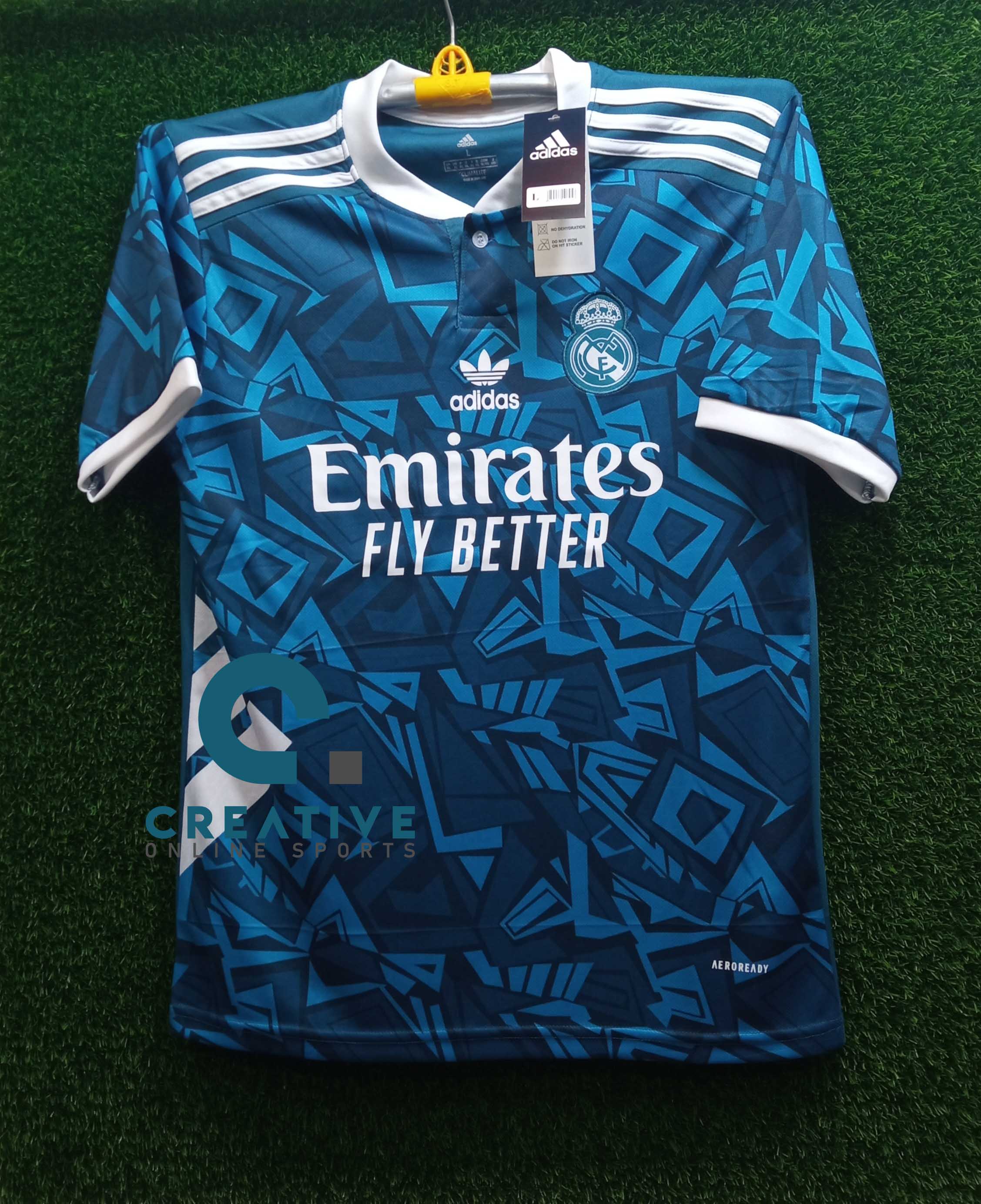 real madrid blue jersey full sleeve