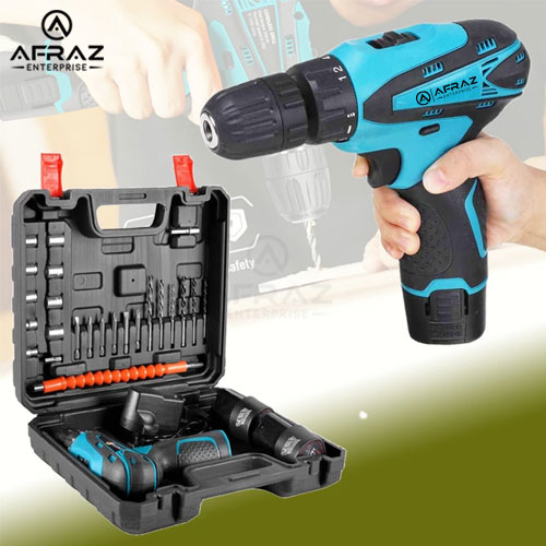Cordless Drill Machine 12v 28Pcs Power Driver Combo Drills Kit
