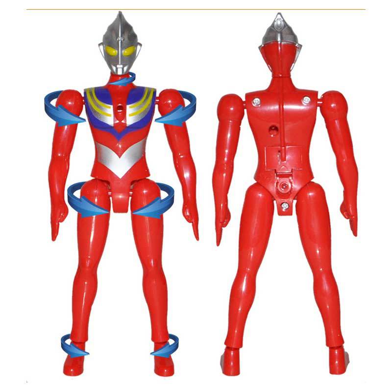 Ultraman toy doll model digga music light joint action doll kids boy toys wholesale. 