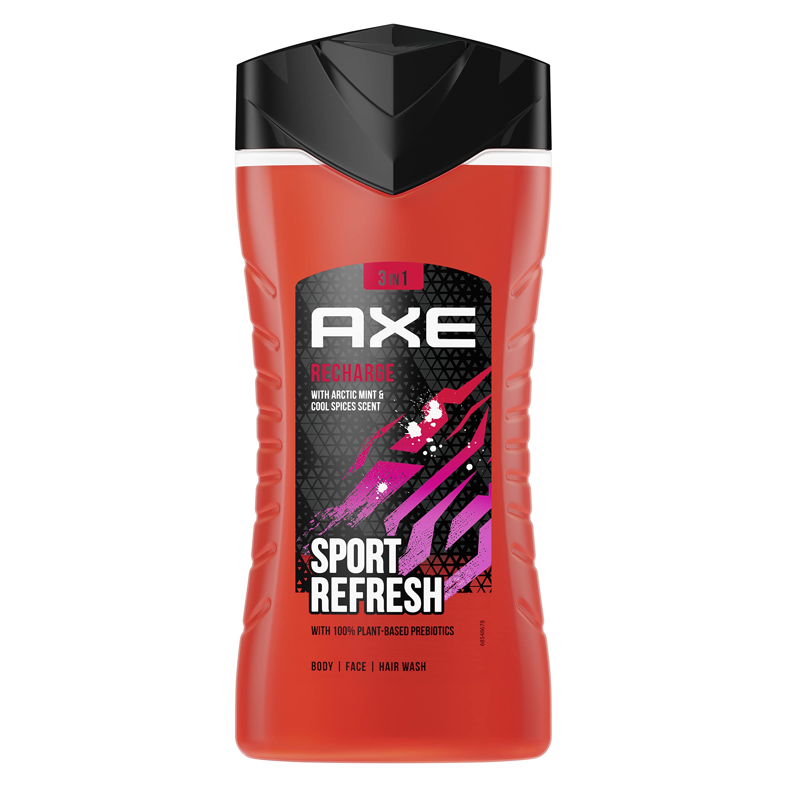 Axe Recharge Sport Refresh 3-in-1 Shower Gel & Shampoo for Long-Lasting  Freshness and Fragrance, Dermatologically Tested, 250 ml, Pack of 1 :  Amazon.de: Beauty