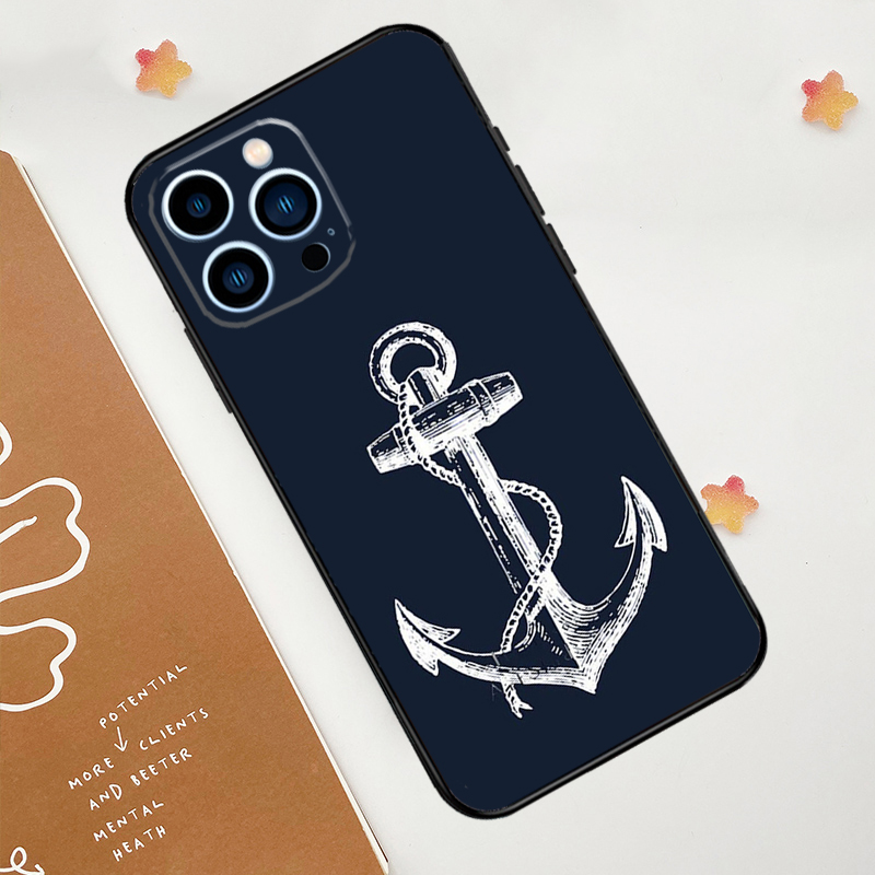 Anchor Sea Beach Phone Case For iPhone 15 14 13 12 11 Pro Max Mini 7 8 Plus XS X XR SE 2022 2020 Back Cover. 