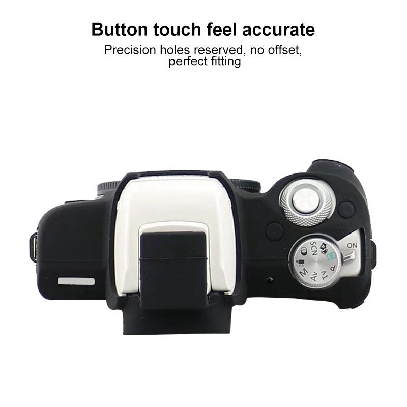 Soft Silicone Protective Case for Canon EOS M50 Mark II / M50 II. 