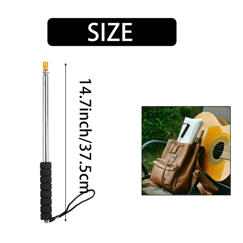 9.8Ft Telescopic Flag Pole,Portable Extendable Retractable Flagpole. 