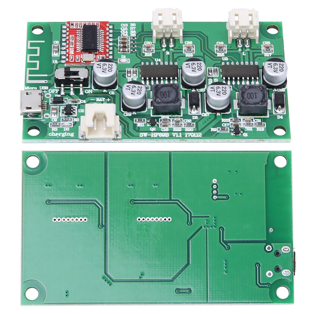 AMP Board Audio Parts HF69B Power Amplifier Speaker Modified 2x6W. 