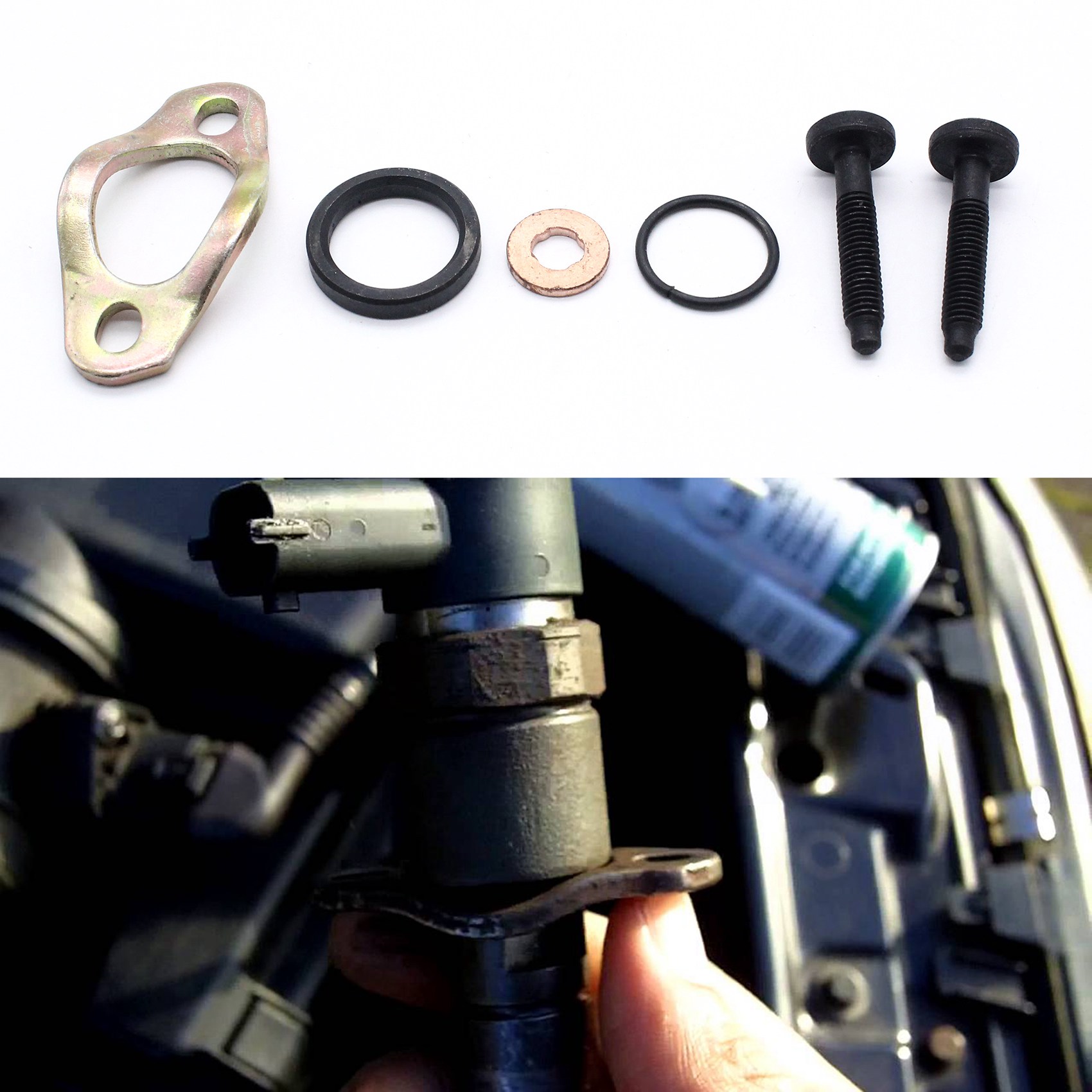 Injector Clamp Seal Washer Fitting Kit 30650390 for D5 XC90 S60 V70