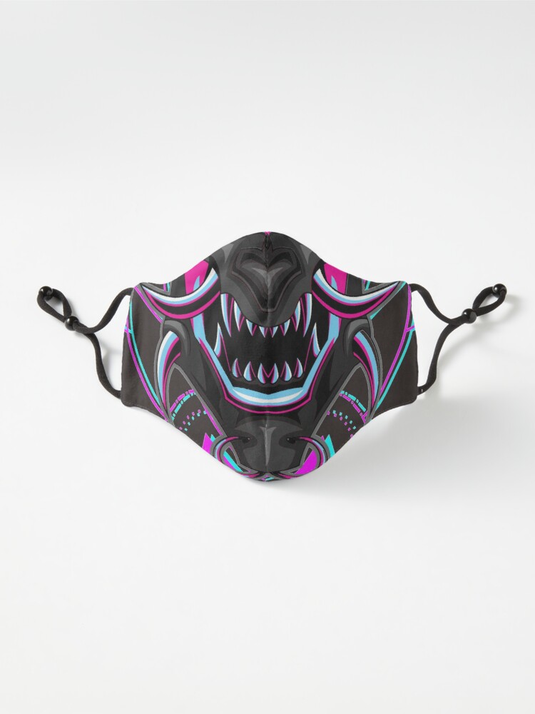 Yokai Oni Masked Samurai Anime Series Stylish FaceMask For Men And Women. 