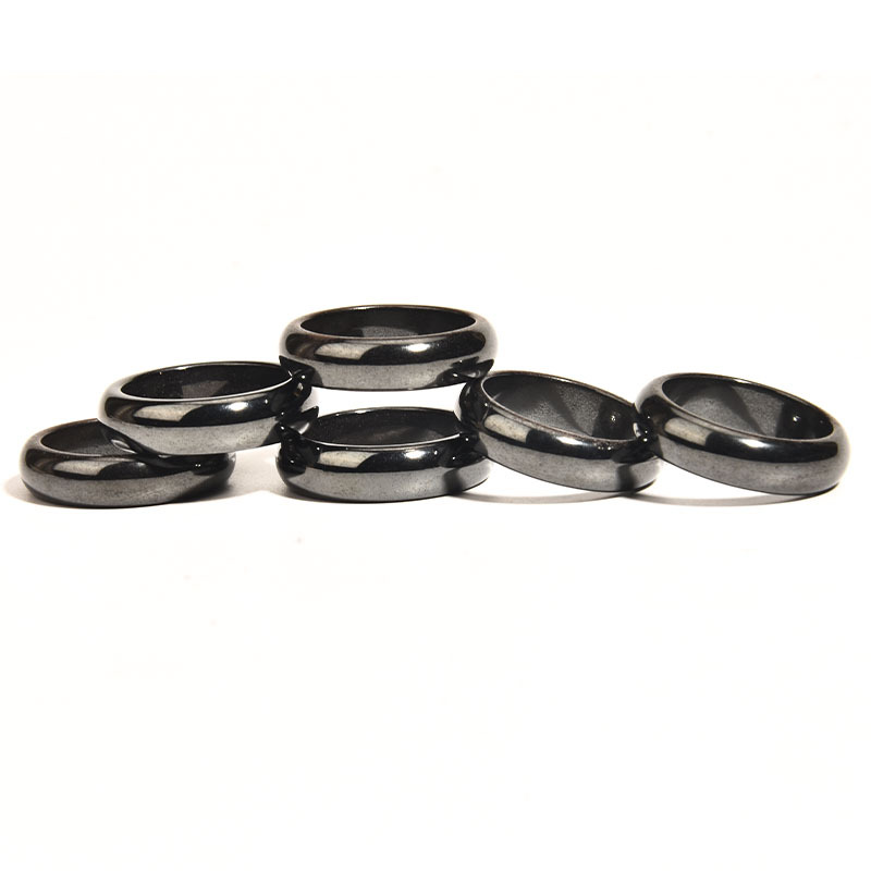 Amazon Magnetic Ring 6T curved hematite ring / magnetic shank / magnetic bracelet