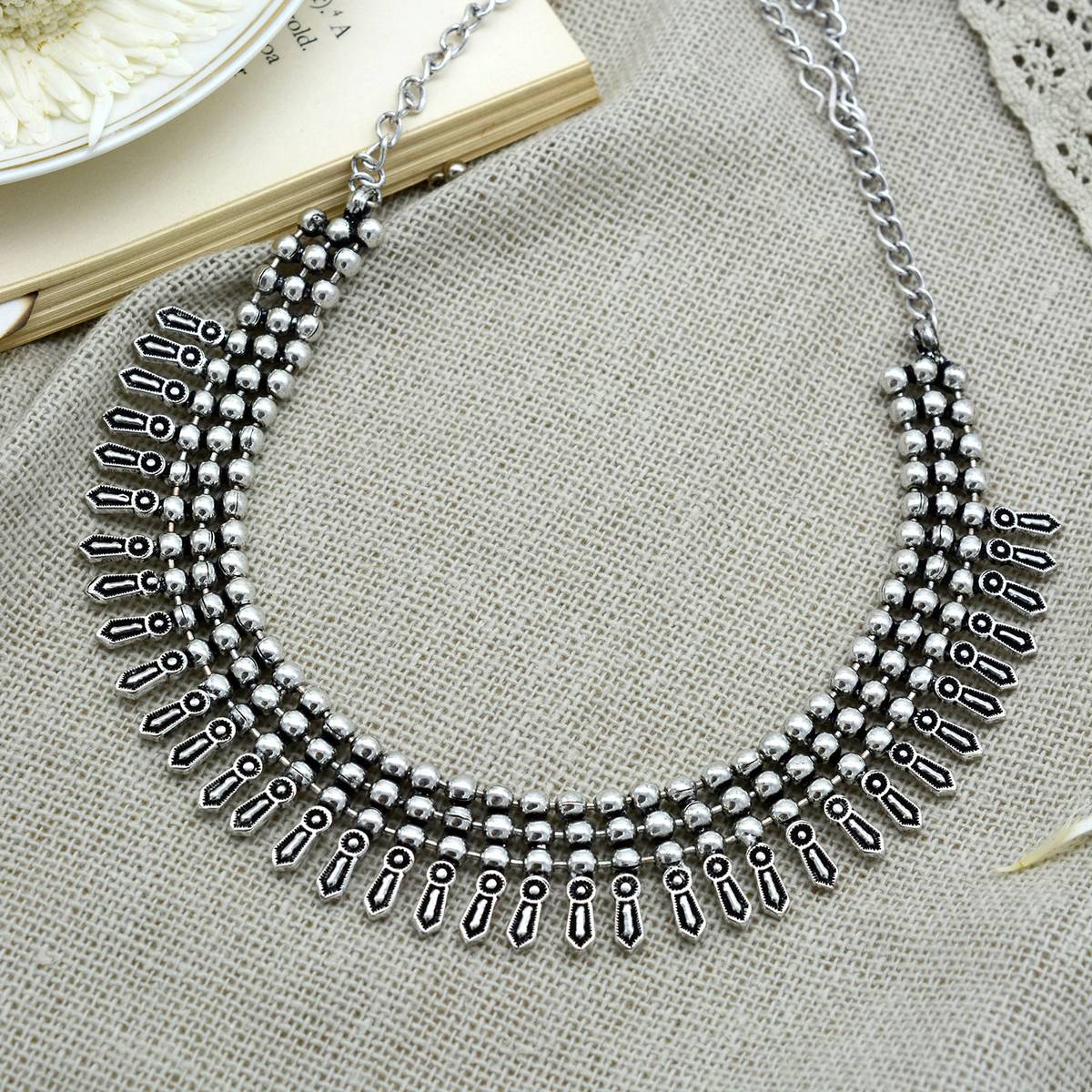 German silver necklace on sale price