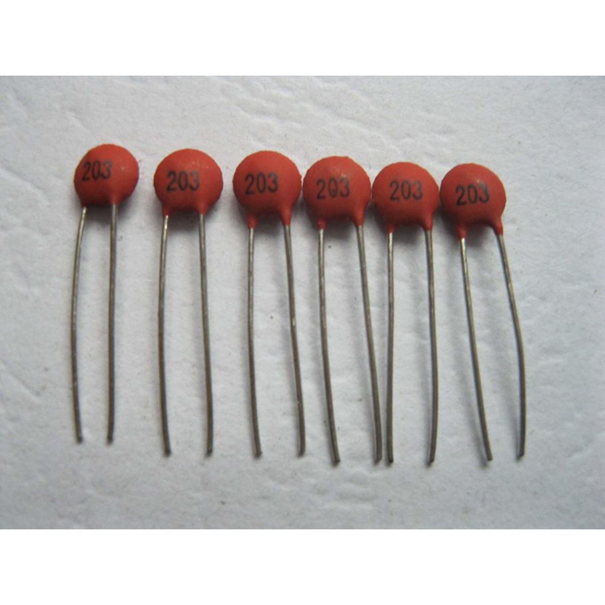 25Pcs-Ceramic Capacitor 203 20nF 50v Electrical Circuitry & Parts