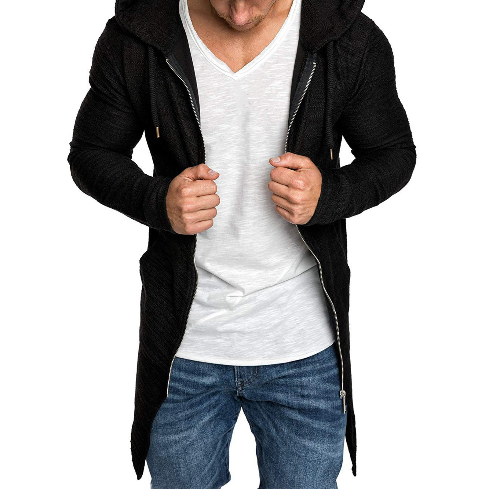 Men's discount cardigan hoodie