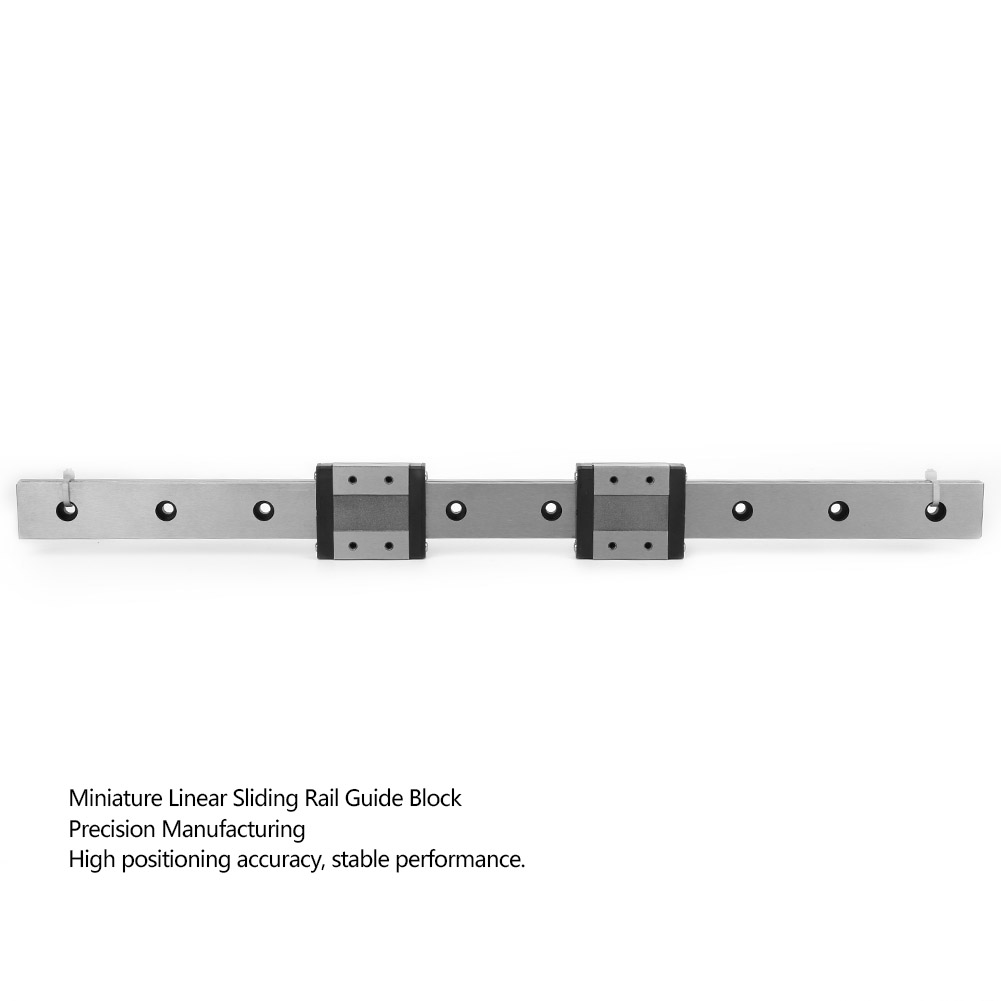 LMLF24B-400-2R Miniature Linear Guide Rail 400mm + 2pcs 24mm Width Slide Block. 