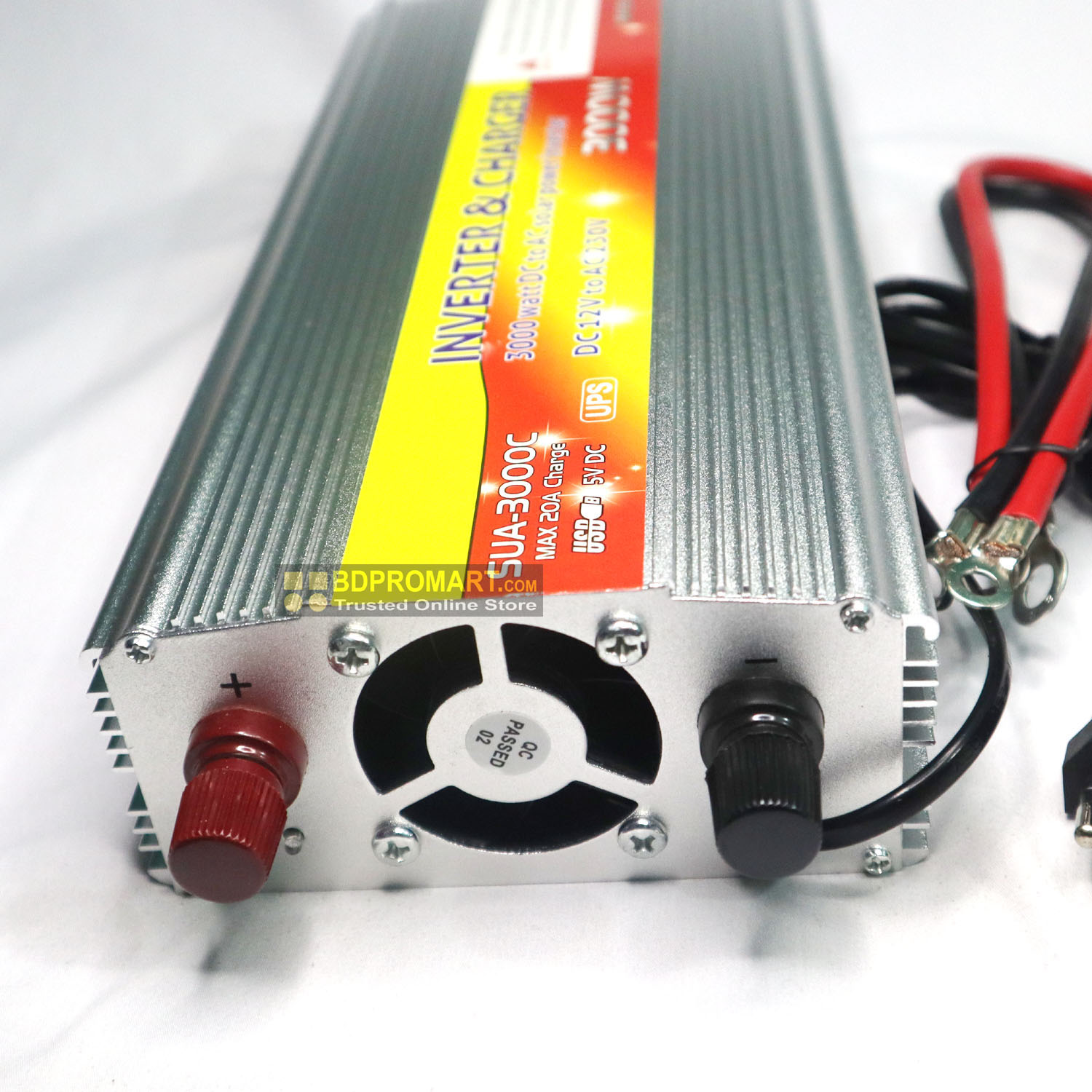 Experience Ultimate Power with the IPS Machine 3000W and 20A Battery Charger: Full Auto DC 12V to AC 220V Inverter & UPS. 