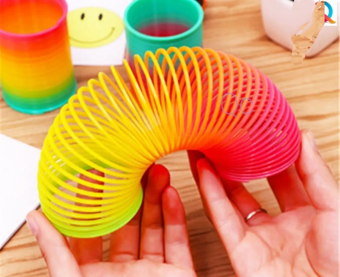 Classical Rainbow Spring Toy set. 