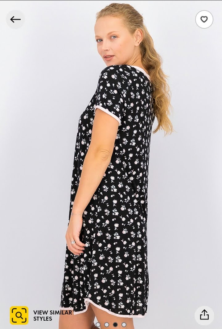 exclusive export quality Short Sleeve Long night T shirt For Women