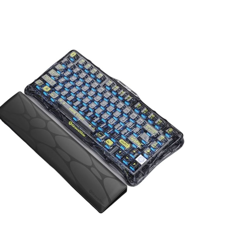 Gravastar Breakingcocoon 79keys Mechanical Keyboard Wireless 75% Configuration Customized Bluetooth Wired Gaming Hot Swappable. 
