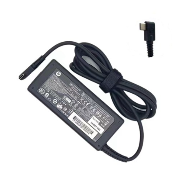 HP 65W USB-C Type-C Adapter or Charger For HP Spectre X2 X360 13-AE015DX EliteBook 840 G10, 830 G8, 430 G8  (HP 65W Type-C Adapter). 