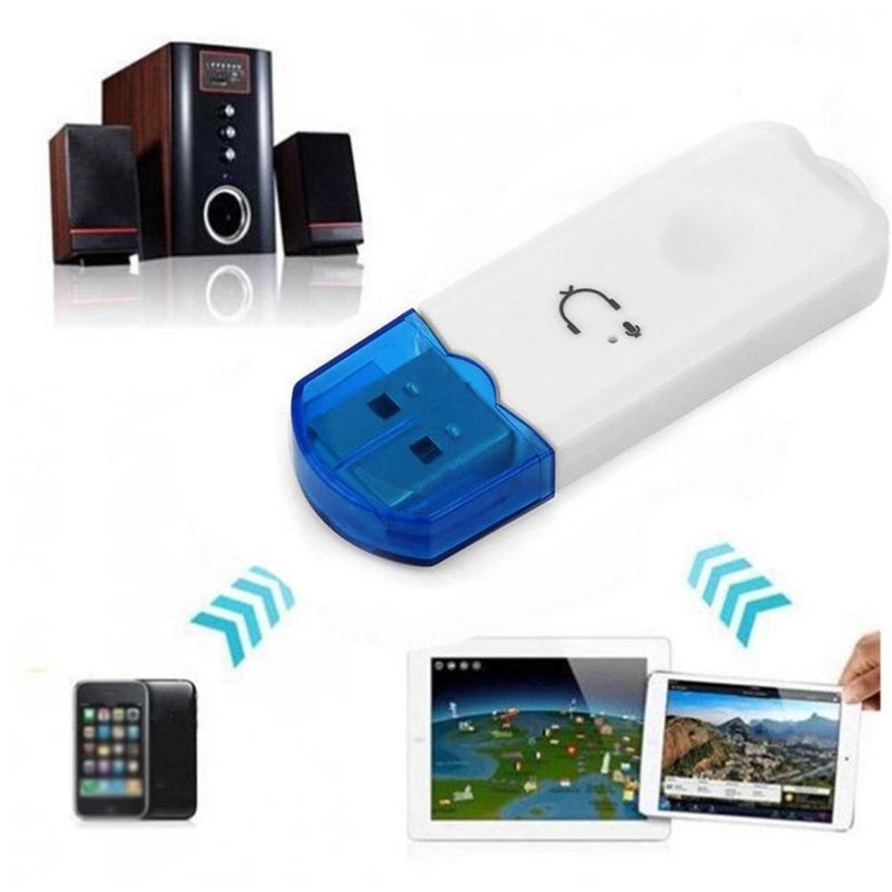 USB Bluetooth 2.1 Receiver Audio Stereo Adapter Wireless Handsfree Music Receiver Car Kit Audio USB Stereo Receiver Adapter. 