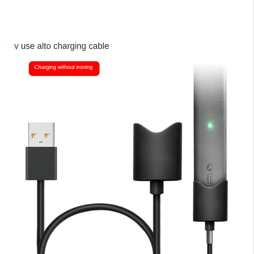 USB Interface Charging Cable for Vuse Alto Magnetic 45cm(Black USB-A). 