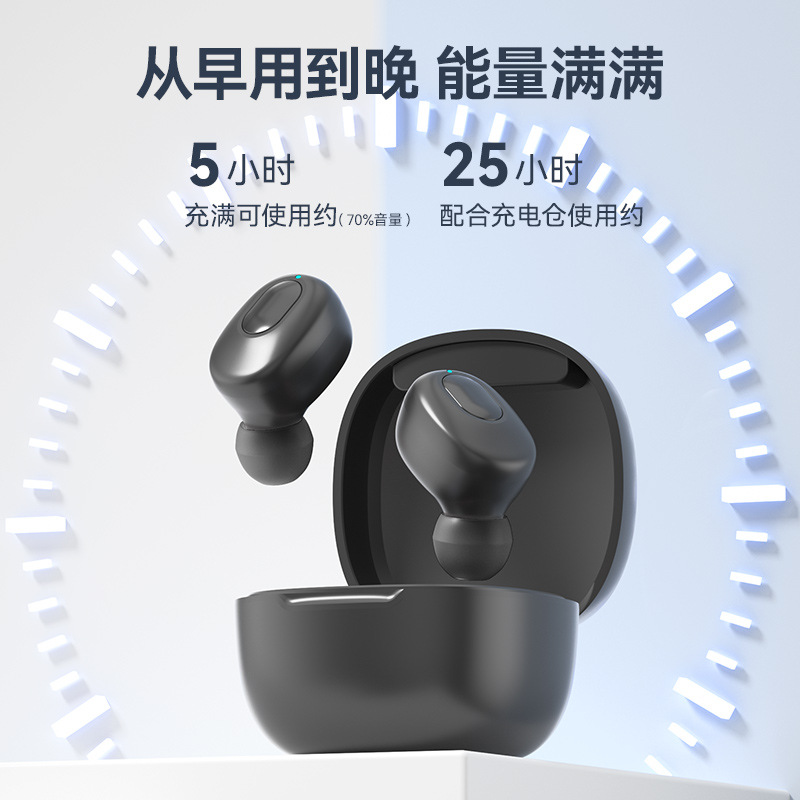 Cross-border new B21Pro wireless bluetooth headset tws5.0 mini invisible noise reduction sports earplugs factory direct sales. 
