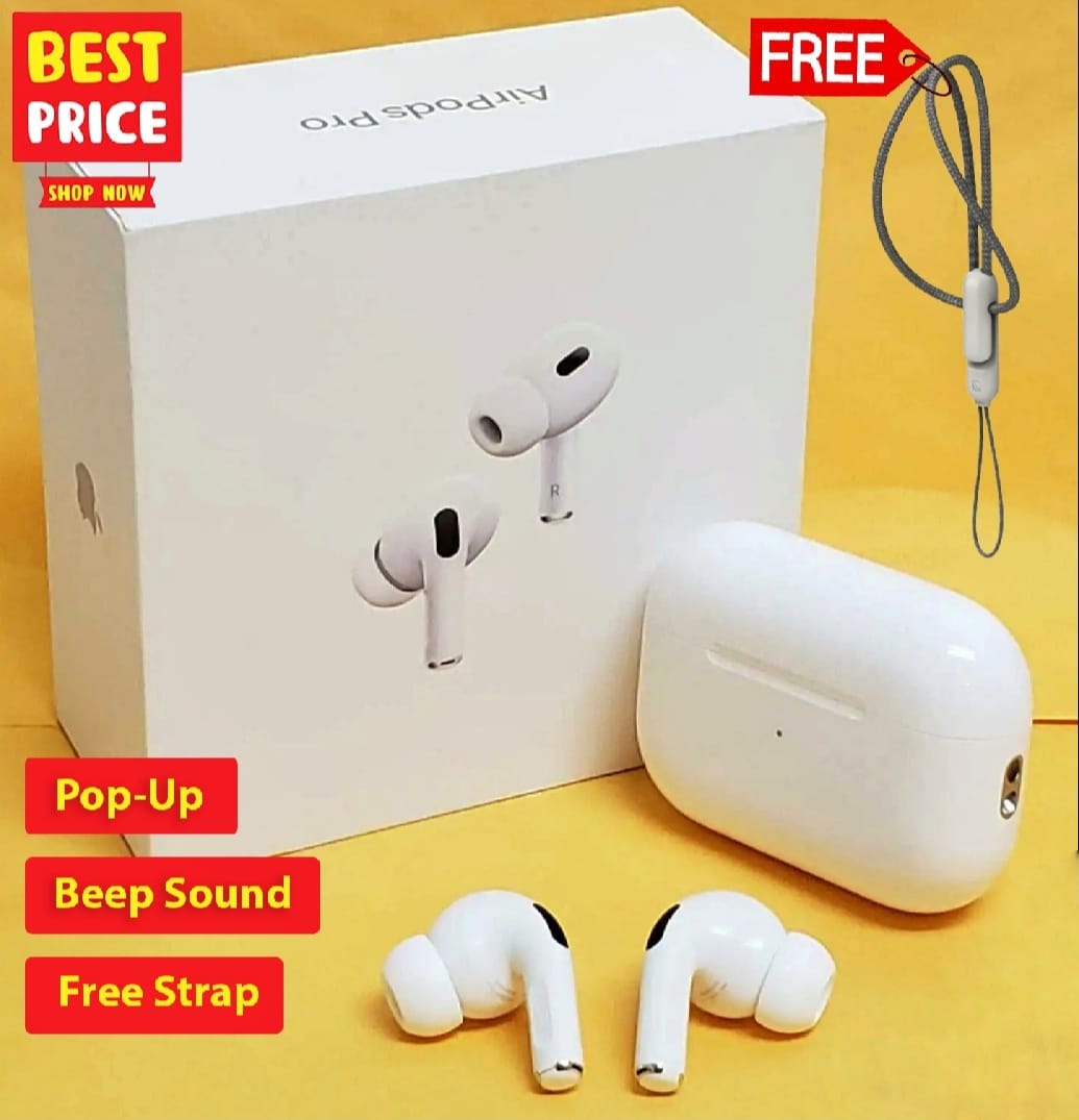 Airpods Pro Made In Dubai Bluetooth Earbuds - Bluetooth Headphone With Charging Case -Versatile functions for various activities (replica)