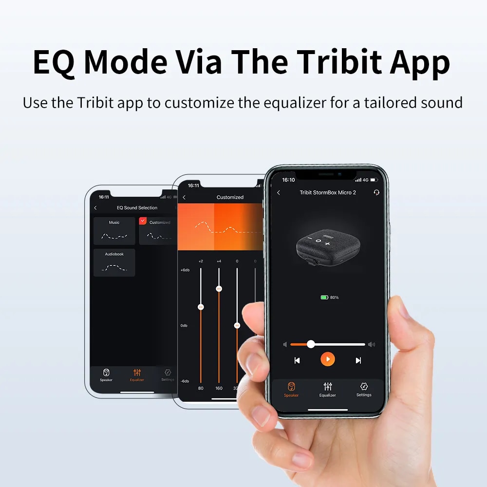 Tribit StormBox Micro 2 Portable Bluetooth Speaker 90dB Loud Sound Deep Bass IP67 Waterproof Camp Small Speaker Built-in Strap. 