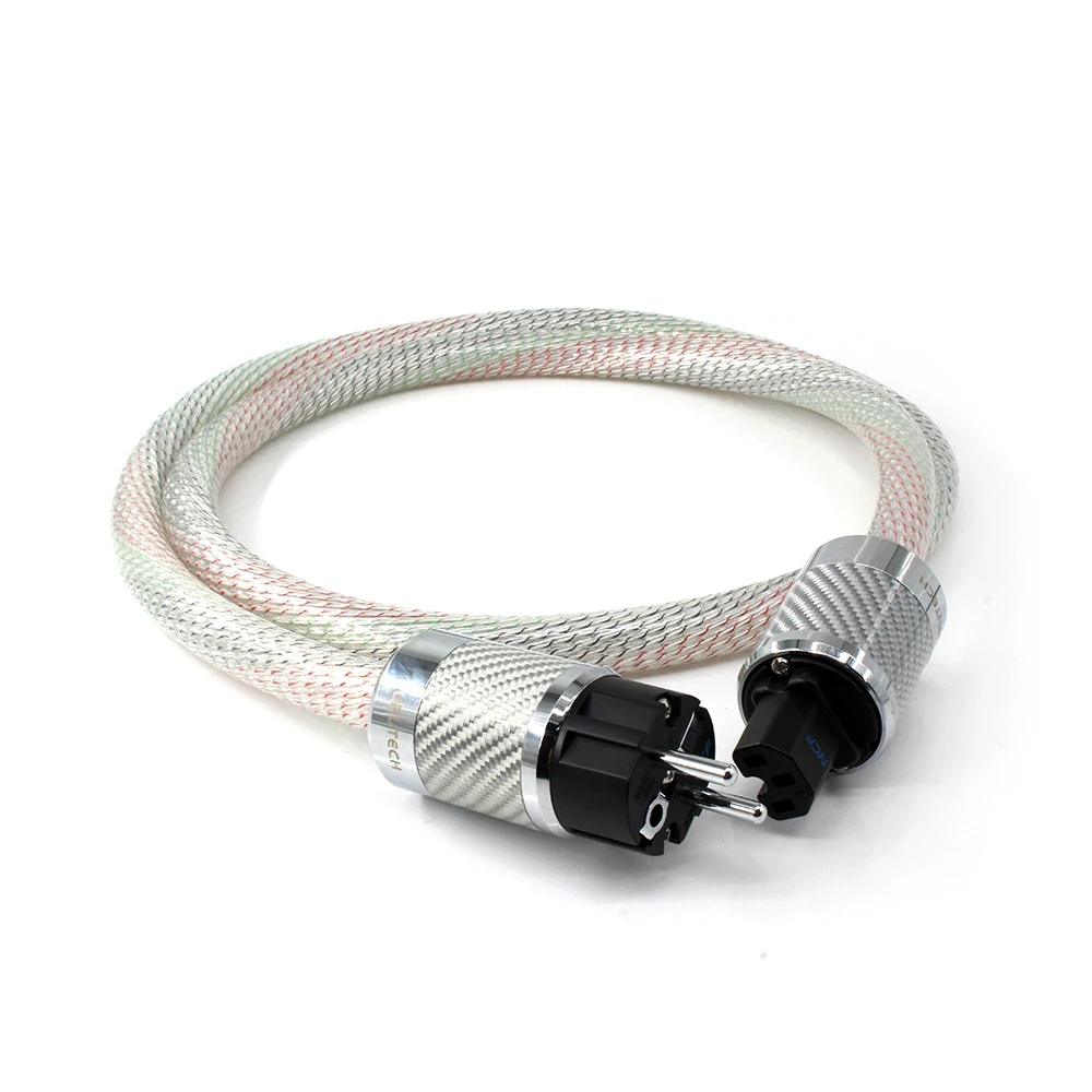 Nordost Valhalla power line HIFI POWER CABLE 7N OFC Power Cord with EU Plug Amplifier CD, Decoder, Power Wire. 