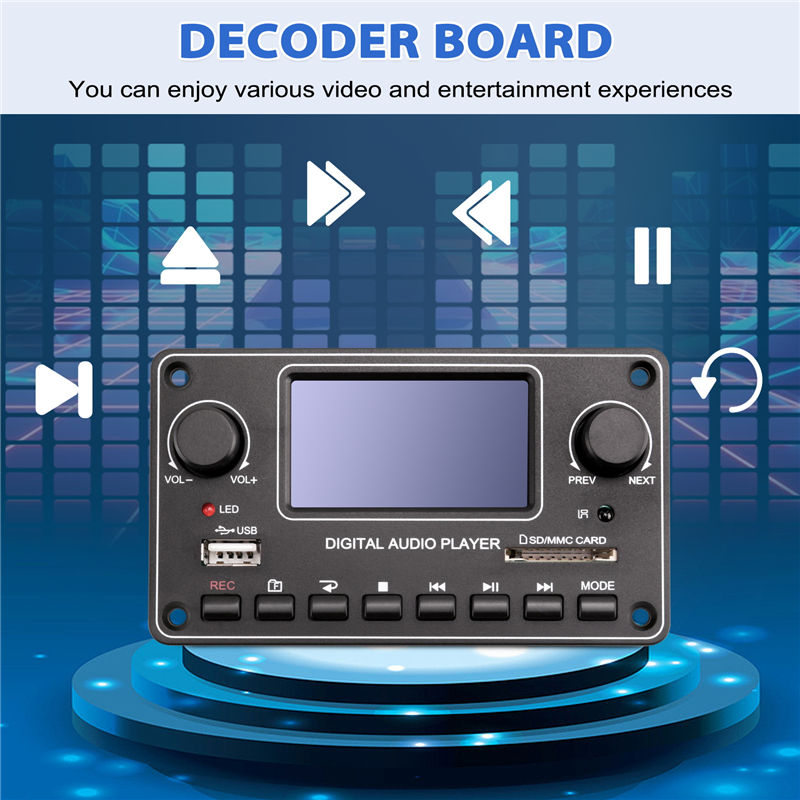 TDM157 MP3 Player Decoder Board Digital Audio Player USB SD BT Module. 