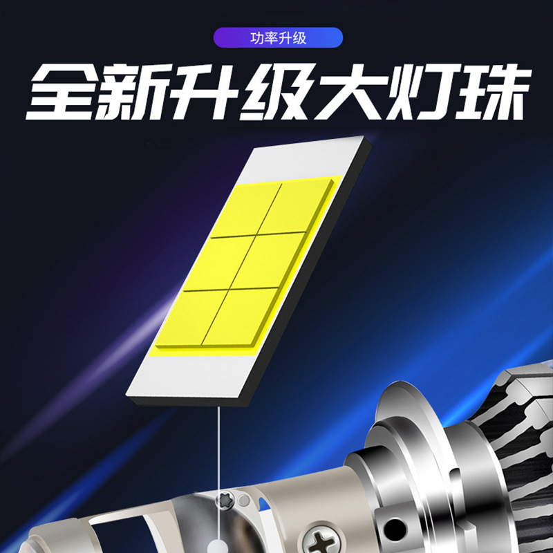 Factory direct A80 car led headlights fisheye high-power small lens H7H119005 single light fog lamp modification. 
