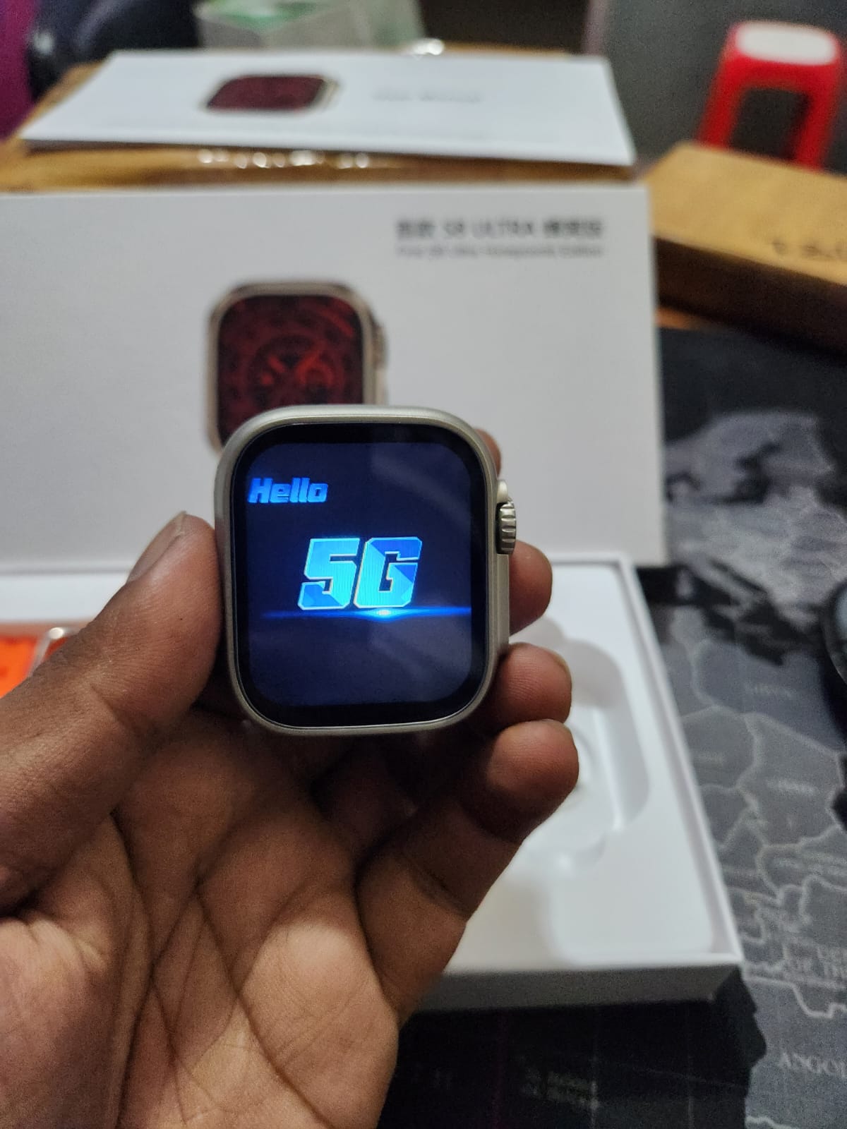 S8 Ultra 5G + Camera Android Smartwatch 4+64-r gadget. 