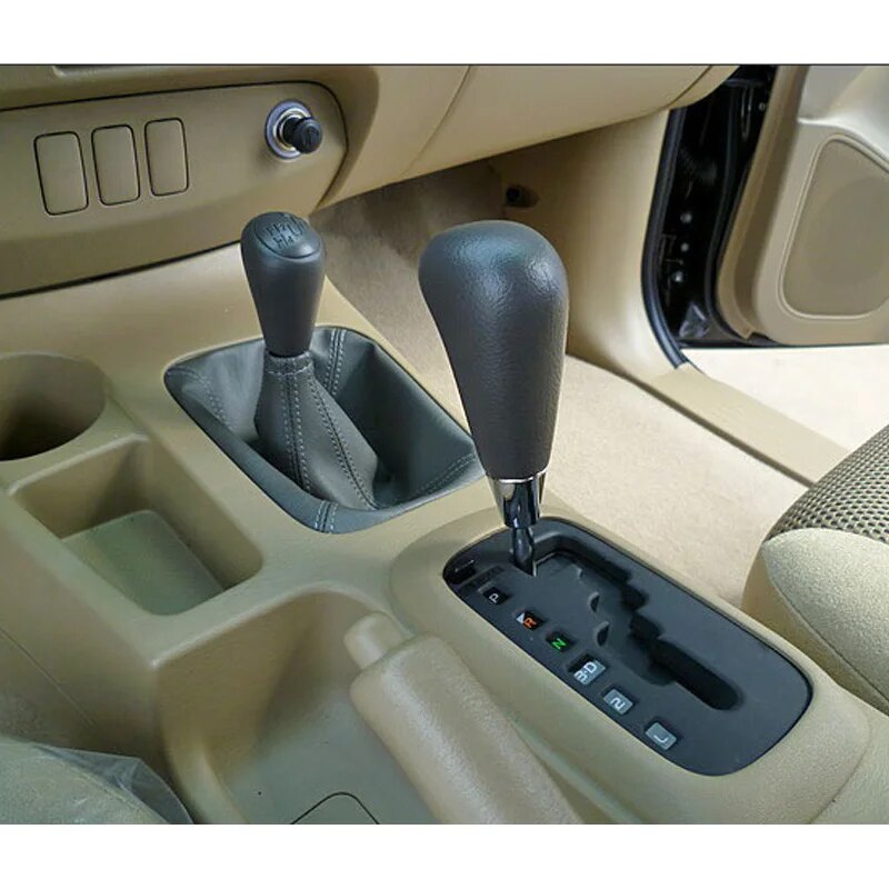 Automatic Gear stick shift knob cover gearbox shift knob boot For Toyota Hilux Vigo 2005-2015 4WD Gearbox handle-. 
