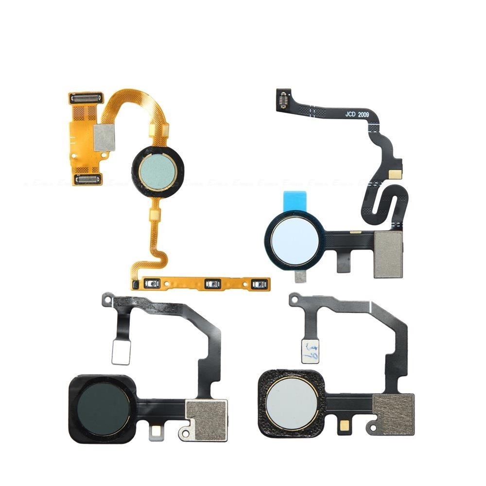 Home Button Touch ID Fingerprint Connector Sensor Menu Return Button Flex Cable Repair Parts For Google Pixel 4a 5 5a 6 7 Pro 6a 5G