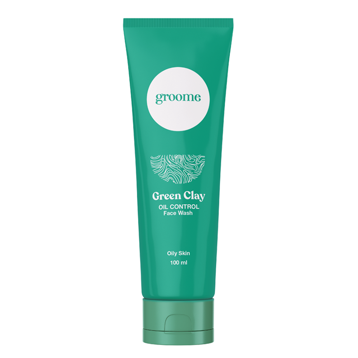 Groome Green Clay Oil Control Face Wash excess oil control acne blemish control dead skin remove for oily skin