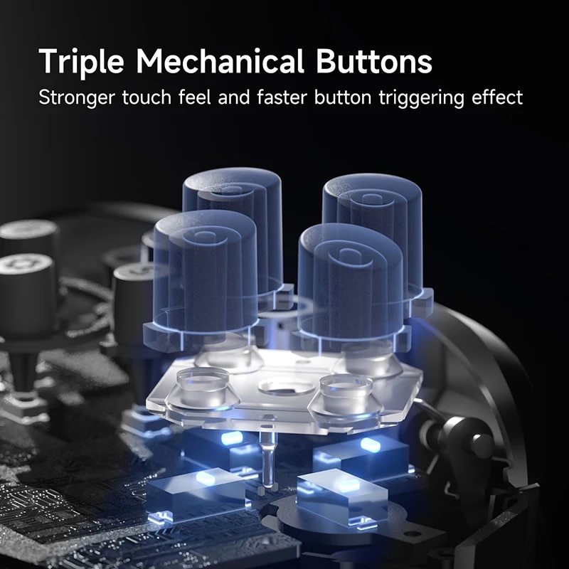 EasySMX X10 Wireless Joystick Controller, Mechanical Gamepad for PC, iOS, Android Phone, Steam, Nintendo Switch, Smart TV. 