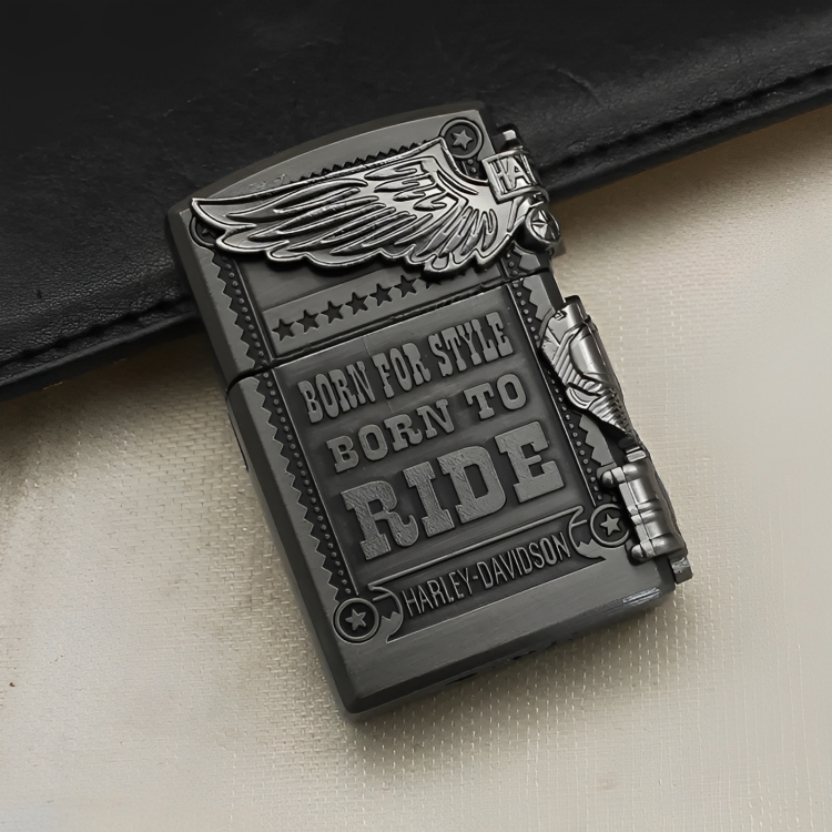 3D Harley Davidson Look Windproof Zippo Style Gas Lighter
